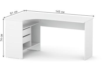 Письменный стол Woodville СПм-25 левый