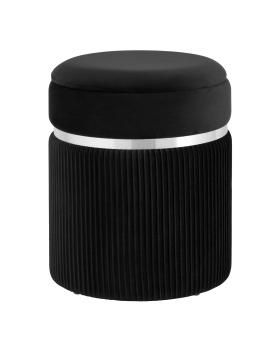 Серебро/Велюр черный