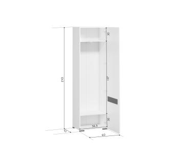 Шкаф БРВ Мебель AZTECA S205-SZF1D/21/6