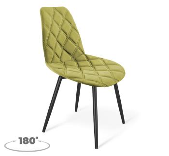 Фисташковый/черный муар