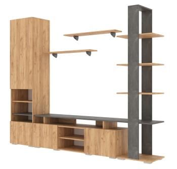 Дуб Золотой/Камень Темный