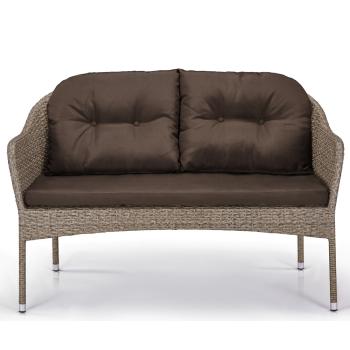 Плетеный диван Афина S54B-W56