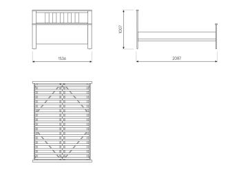 Кровать полутороспальная Гуд Лакк Сага 140х200