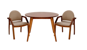 Орех/Велюр Бежевый