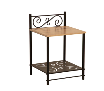 Дуб вотан/металл черный