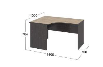 Стол угловой письменный ТриЯ Успех-2 ПМ-184.05