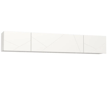 Белый/ДВПО: белый/пленка: ПВХ софт белый геометрия