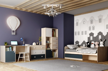 Баунти песочный/ белый фасадный/ маренго