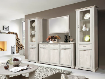 Бетон белый, Бетон патина