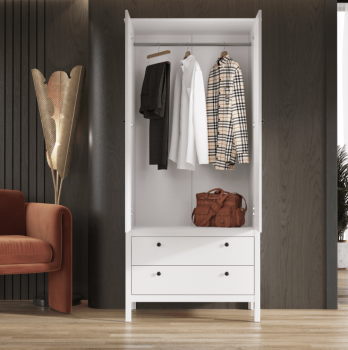 Шкаф БРВ Мебель EWA SZF2D2S/90