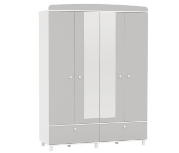 Белый/Серый