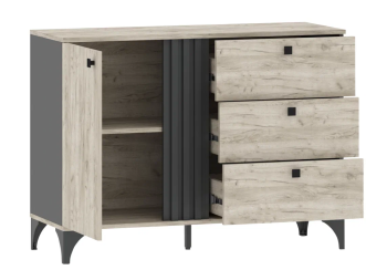 Гостиная Сильва Отис Комплектация 2 (НМ 040.11+НМ 040.13+НМ 040.27+НМ 013.72-02)