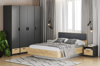 Антрацит, Дуб Крафт Золотой