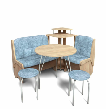 Дуб сонома, Велюр лагуна, серебро