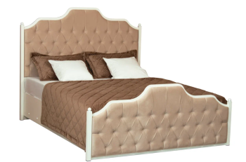 Белый/металл белый/велюр конфетти крем