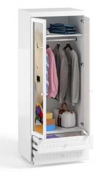 Шкаф 2дв (560) с 2 Малыми зеркальными дверьми и ящиками Катрин-К МН-50 Монако