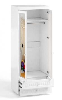 Шкаф 2дв (560) с 2 Малыми зеркальными дверьми и ящиками Катрин-К МН-50 Монако