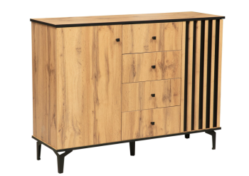 Дуб Вотан/Черный/Профиль Masa Decor Дуб Вотан