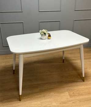 Белый/стекло белое сатин (золото),