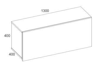 Шкаф навесной Анрэкс MODERN 1D/130-40