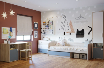 Баунти песочный/ белый фасадный/ маренго