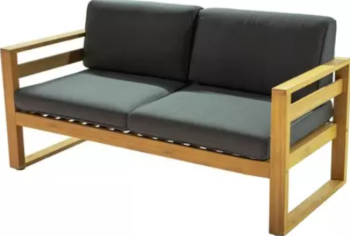 Натуральный тик/Темно-серый графит