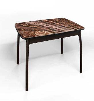 Кухонный набор Betel Угловой диван Валенсия (МД-1200+МУ-500+МД-1000)+ стол Флорида СМ-8 нога массив изогнутая+Стул Рим 2шт.