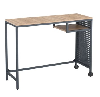 Дуб сонома/металл темно-серый