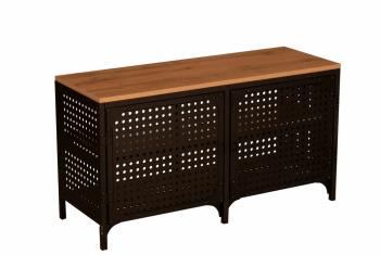 Дуб Вотан/Металл Черный