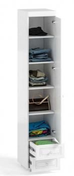 Шкаф 1 дв (560) с Глухой малой дверью и ящиками Катрин-К АФ-35 Афина