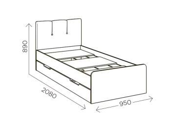 Кровать 900 Komfort S Илия М1