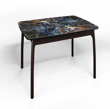 Кухонный набор Betel Угловой диван Валенсия (МД-1200+МУ-500+МД-1000) + стол Флорида СМ-5 нога массив изогнутая + Стул Рим 2шт.