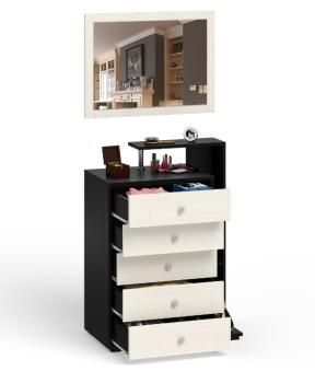 Комод СВК Камелия + Зеркало