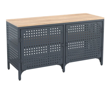 Дуб сонома/металл темно-серый