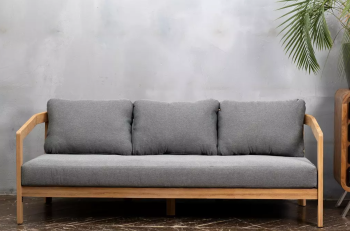 Натуральный тик/Серый графит