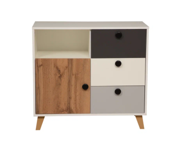 Белый/серый/диамант серый/дуб вотан