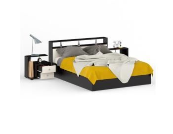 Кровать СВК Камелия 1600 + две тумбы