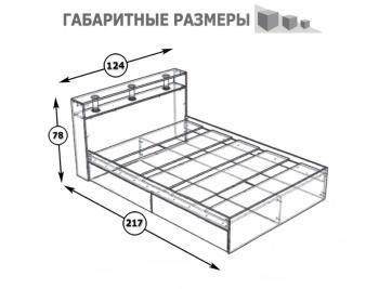 Кровать СВК Камелия 1200