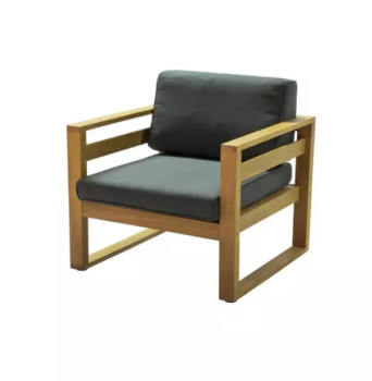 Натуральный тик/Темно-серый графит