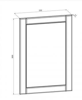 Зеркало Compass Изабель ИЗ-90