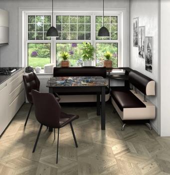 Венге/венге + Черный/Борнео Умбер