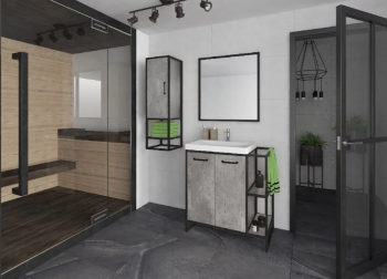 Тумба под раковину  Style Line ЛОФТ 1.1 60/80 см Classic 60