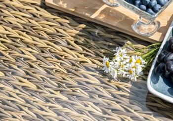 Журнальный столик из искусственного ротанга (гиацинт) 4sis Кальяри