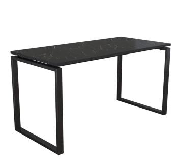 Мрамор Черный/Металл Черный