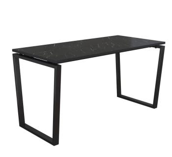 Мрамор Черный/Металл Черный