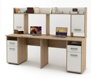 Дуб сонома/белый