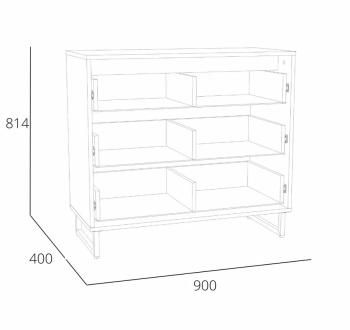 Комод Сильва Фолк НМ 014.25