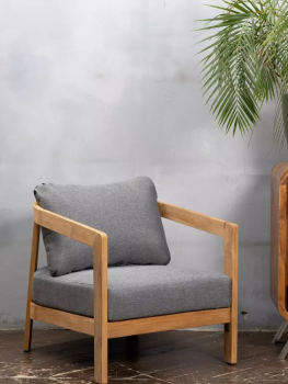 Натуральный тик/Серый графит