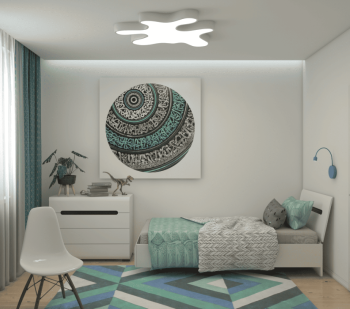 Кровать БРВ Мебель AZTECA S205-LOZ90x200 без основания