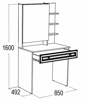 Стол туалетный FANT Ольга 14